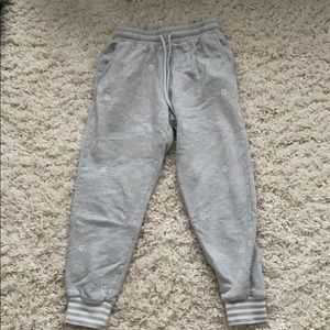 Grey bandit star sweatpants
